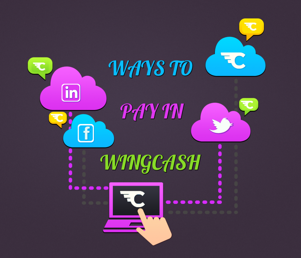 Ways to pay in WingCash