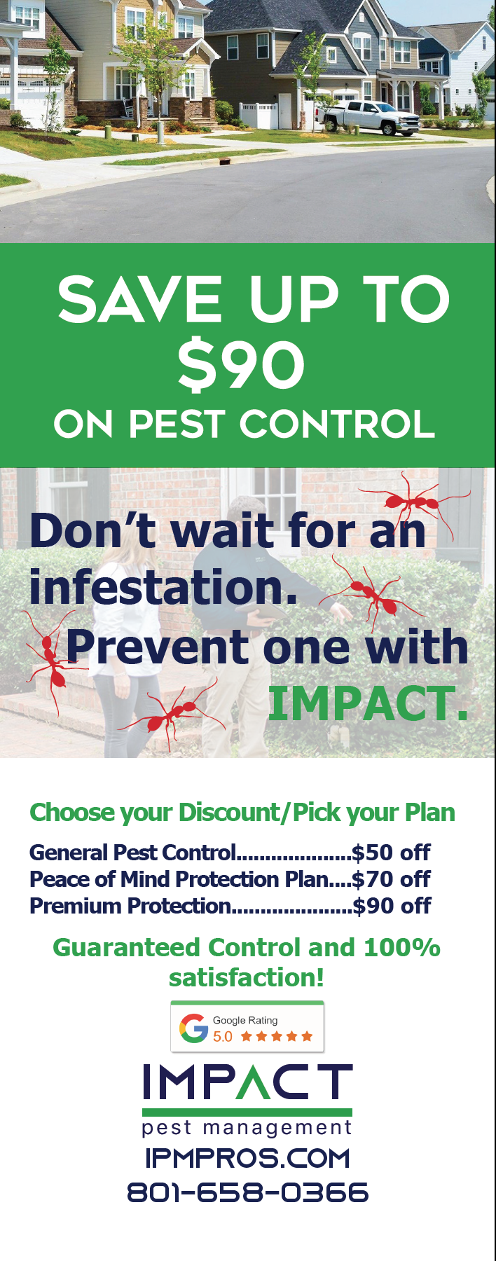 Impact Pest Management Door Hanger